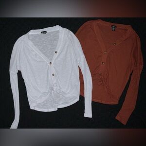 Women’s Long Sleeve Rue 21 Shirts Lot Of 2 Sz: S